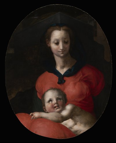 Maagd en kind, bekend als de Madonna del Libro, c.1545-46 door Jacopo Pontormo