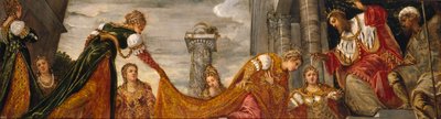 Esther voor Ahasveros door Jacopo Robusti Tintoretto