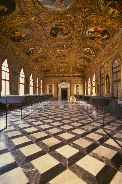 De Sala Dorata, gebouwd 1537-88 door Jacopo Sansovino
