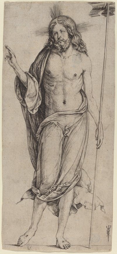 De Verrezen Christus, ca. 1503-1504 door Jacopo de Barbari
