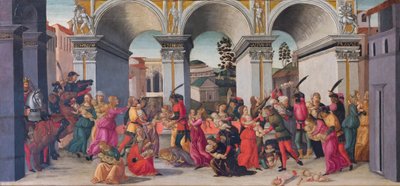 De Kindermoord door Jacopo del Sellaio