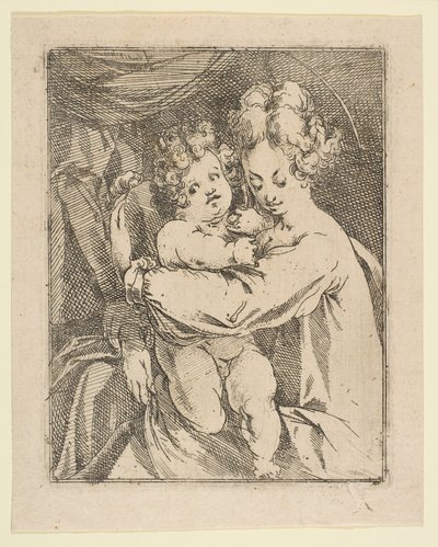Madonna en Kind door Jacques Bellange