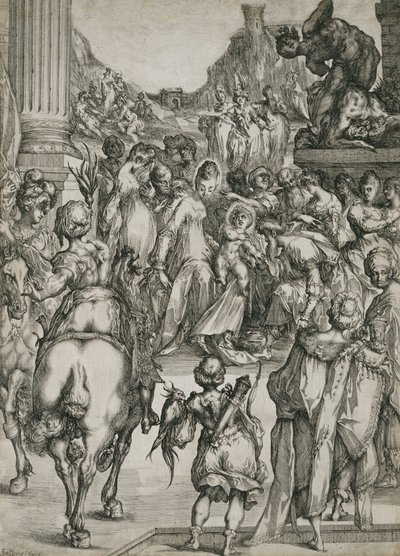 De Aanbidding der Wijzen door Jacques Bellange