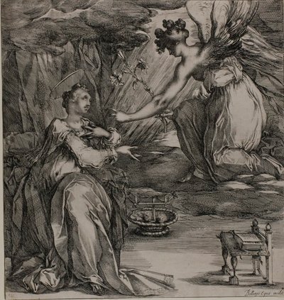 De Annunciatie door Jacques Bellange