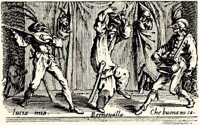 Balli di Sfessania - uit etsen van Jacomo Callot door Jacques Callot