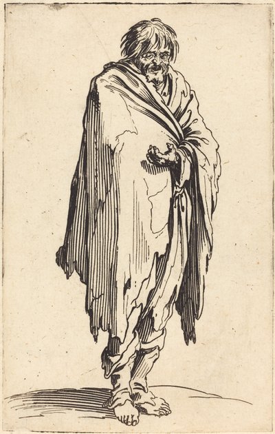 Bediende met Bloot Hoofd en Voeten door Jacques Callot