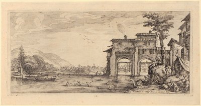 Kindermoord van Bethlehem [Plaat 1] door Jacques Callot