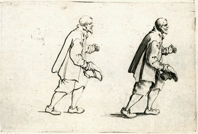Caprices van verschillende figuren door Jacques Callot