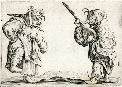 Caprices van verschillende figuren door Jacques Callot