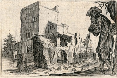 Caprices van verschillende figuren door Jacques Callot