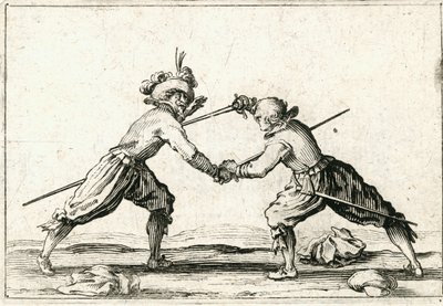 Caprices van verschillende figuren door Jacques Callot