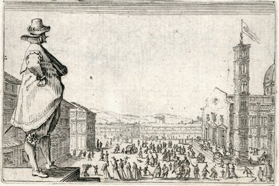 Caprices van verschillende figuren door Jacques Callot