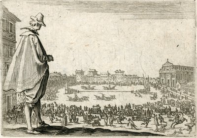 Caprices van verschillende figuren door Jacques Callot
