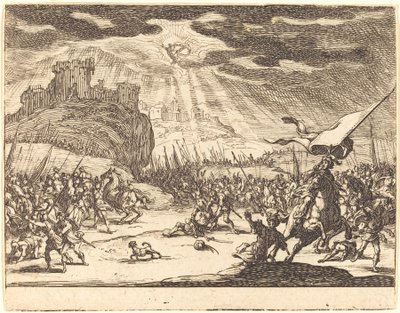 Bekering van Paulus door Jacques Callot