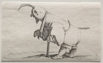 Kreupel met een kap door Jacques Callot