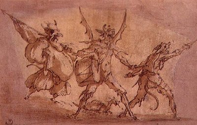 Duivelse Musketiers door Jacques Callot