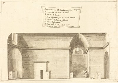Verheffing van de Kerk van het Heilig Graf door Jacques Callot