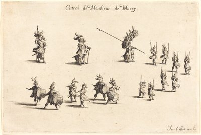 Intocht van M. de Macey door Jacques Callot