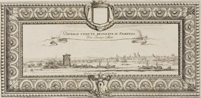 Frontispice, uit Verschillende Scènes Ontworpen in Florence door Jacques Callot