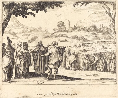 Jezus met de Farizeeën door Jacques Callot