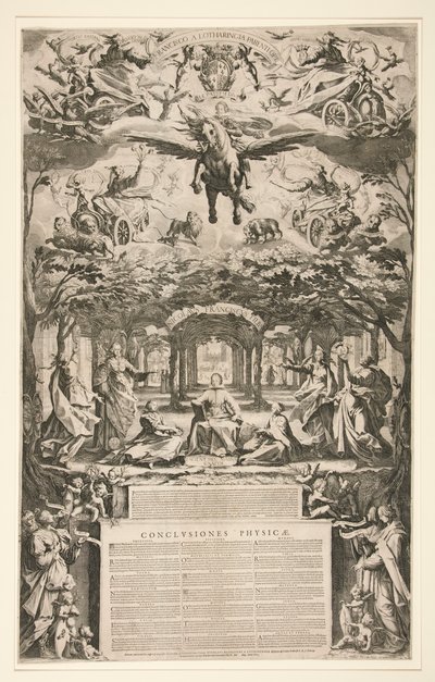 La Grande Thèse door Jacques Callot