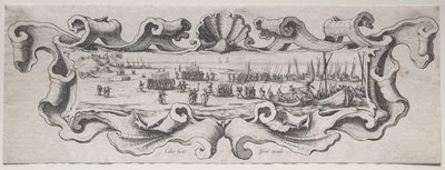 De Landing van de Troepen door Jacques Callot