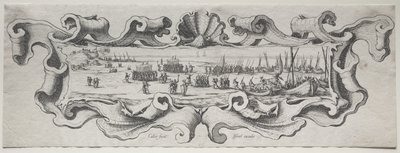 De Landing van de Troepen door Jacques Callot