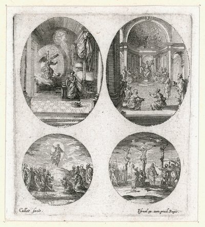 De wonderen van het lijdensverhaal ... (gravure) door Jacques Callot