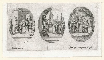 De wonderen van het lijdensverhaal ... (gravure) door Jacques Callot