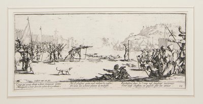 Les grandes miseres de la guerre: No. 12 - L door Jacques Callot