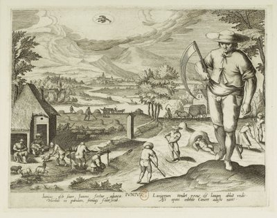 Maanden. 6, juni door Jacques Callot