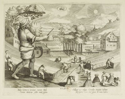 Maanden. 7, juli door Jacques Callot