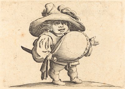 Man met Grote Buik door Jacques Callot