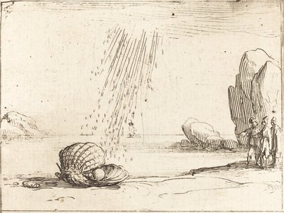 Oester met Parel door Jacques Callot