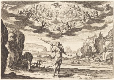 Pandora door Jacques Callot