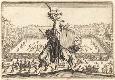Piazza Santa Croce, Florence door Jacques Callot