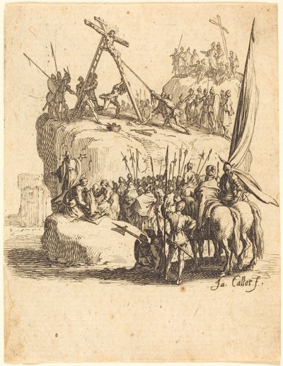 De kruisoprichting door Jacques Callot