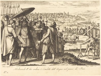Restauratie van het Aquaduct in Pisa door Jacques Callot
