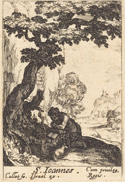 Sint Johannes de Doper door Jacques Callot