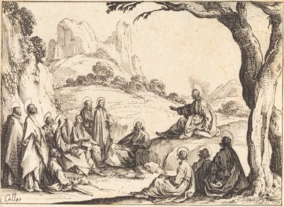 De Bergrede door Jacques Callot