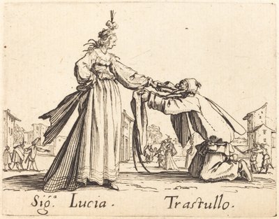 Signa. Lucia en Trastullo door Jacques Callot