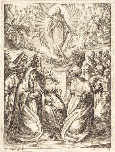 De Hemelvaart, 1608-1611 door Jacques Callot