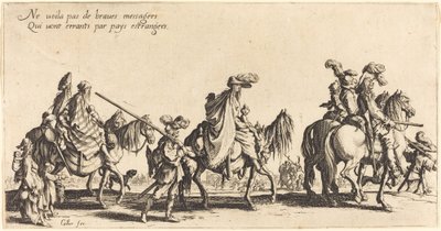 De zigeuners marcheren: De voorhoede door Jacques Callot