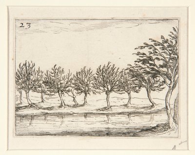 De Kolommen aan de Rand van het Water - nr. 23 uit de serie door Jacques Callot