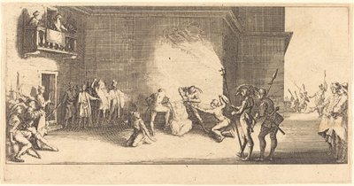 De Kroning met Doornen door Jacques Callot