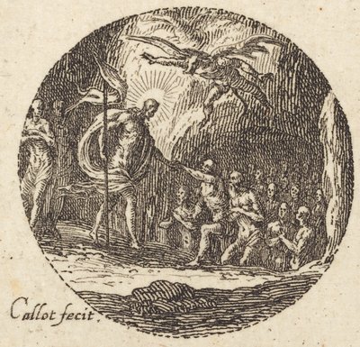 De graflegging door Jacques Callot
