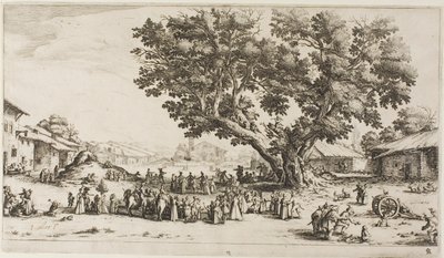 De Kermis in Gondreville door Jacques Callot