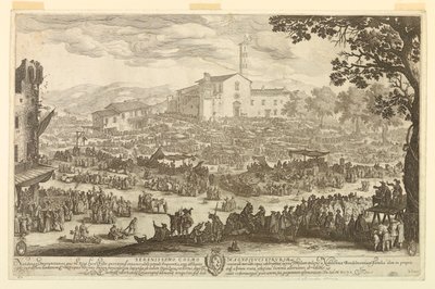 De kermis van Impruneta door Jacques Callot