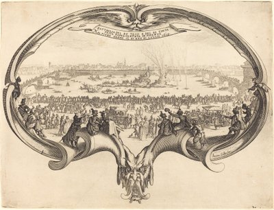 De waaier door Jacques Callot