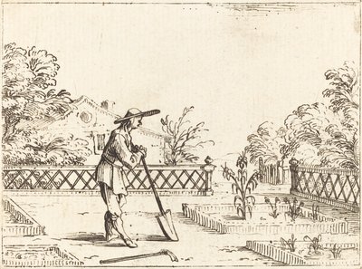 De tuinman door Jacques Callot
